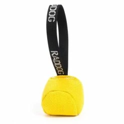 Ruffdog Sports Raddog Ball Nylcot Medium 4" 22 Ruffdog Sports Raddog Ball Nylcot Medium 4" -Collections Sales Shop Yellowringo ball with loop 1024x1024