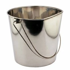 Ruffdog Sports Stainless Steel Flat-sided Bucket