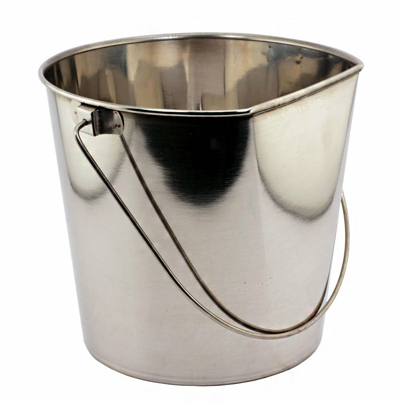 Ruffdog Sports Stainless Steel Flat-sided Bucket 1 Ruffdog Sports Stainless Steel Flat-sided Bucket