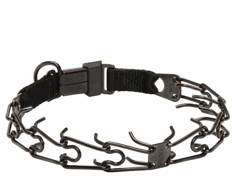 Ruffdog Sports HermSprenger Prong Black, Click-lock, 1 Ring 1 Ruffdog Sports HermSprenger Prong Black, Click-lock, 1 Ring