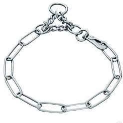 Ruffdog Sports HermSprenger Fursaver, Stainless Steel, Martingale, Bolt Clip, Long Link,3mm