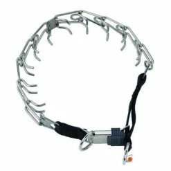 Ruffdog Sports HermSprenger Stainless Steel Prong, Click Lock, Webbing Choke, 2 Rings