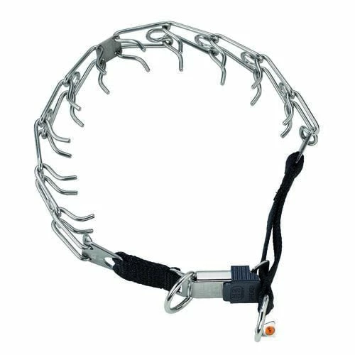 Ruffdog Sports HermSprenger Stainless Steel Prong, Click Lock, Webbing Choke, 2 Rings 1 Ruffdog Sports HermSprenger Stainless Steel Prong, Click Lock, Webbing Choke, 2 Rings